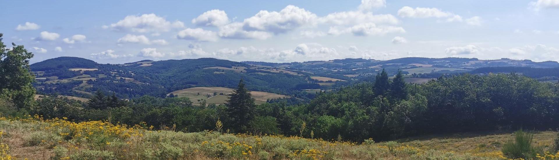 Paysage de l'Ardèche